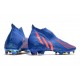 adidas Predator Edge+ FG Soccer Cleats Hi Res Blue Turbo