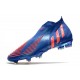 adidas Predator Edge+ FG Soccer Cleats Hi Res Blue Turbo