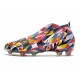 adidas Predator Edge+ FG Soccer Cleats Bright Blue Team Yellow Solar Red