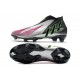 adidas Predator Edge+ FG Soccer Cleats Silver Black Solar Pink