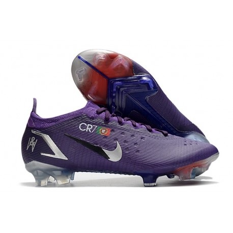 Nike Mercurial Vapor XIV Elite FG Ronaldo CR7 Electro Purple Silver