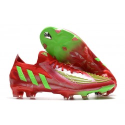 adidas Low Cut Predator Edge.1 FG Red Green