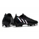 adidas Low Cut Predator Edge.1 FG Darkness - Core Black White Vivid Red