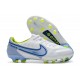 New Nike Tiempo Legend 9 Elite FG Shoes White Blue