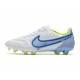 New Nike Tiempo Legend 9 Elite FG Shoes White Blue