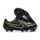 New Nike Tiempo Legend 9 Elite FG Black Metallic Dark Grey Anthracite