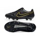 New Nike Tiempo Legend 9 Elite FG Black Metallic Dark Grey Anthracite