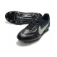 New Nike Tiempo Legend 9 Elite FG Shoes Black Gold Blue