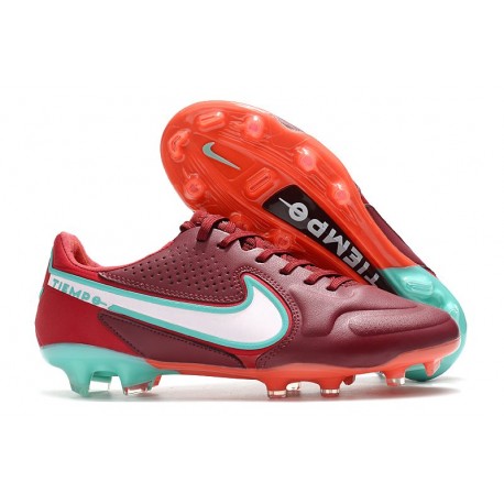 New Nike Tiempo Legend 9 Elite FG Blueprint - Team Red/White/Mystic Hibiscus