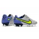 New Nike Tiempo Legend 9 Elite FG Shoes Grey Fog Volt Sapphire