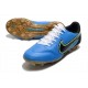 New Nike Tiempo Legend 9 Elite FG Shoes Blue Black Yellow