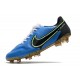 New Nike Tiempo Legend 9 Elite FG Shoes Blue Black Yellow