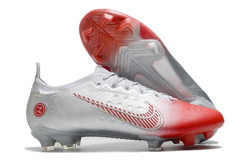 Nike Vapor 14 シルバー/レッド Nike Mercurial Vapor 14 Club MG Spectrum - Bright Crimson/Metallic