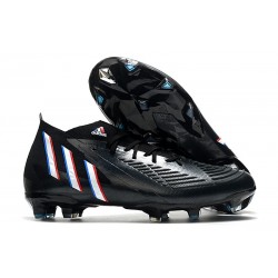 New adidas Predator Edge.1 FG Darkness - Core Black Footwear White Vivid Red