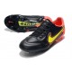New Nike Tiempo Legend 9 Elite FG Shoes Black Red Yellow