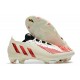 adidas Low Cut Predator Edge.1 FG Showdown - Off White Vivid Red Gold