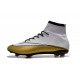 White Gold CR7 Nike Mercurial Superfly 4 FG Soccer Boot