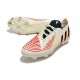 adidas Low Cut Predator Edge.1 FG Showdown - Off White Vivid Red Gold