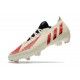 adidas Low Cut Predator Edge.1 FG Showdown - Off White Vivid Red Gold