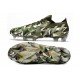 adidas Low Cut Predator Edge.1 FG Swarovski - Focus Olive Silver Metallic Magic Lime