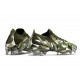 adidas Low Cut Predator Edge.1 FG Swarovski - Focus Olive Silver Metallic Magic Lime