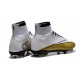 White Gold CR7 Nike Mercurial Superfly 4 FG Soccer Boot