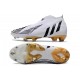 adidas Predator Edge+ FG Soccer Cleats White Black Gold