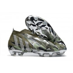 adidas Predator Edge+ FG Swarovski - Focus Olive Silver Metallic Magic Lime LIMITED EDITION