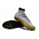 White Gold CR7 Nike Mercurial Superfly 4 FG Soccer Boot