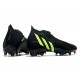 adidas Predator Edge+ FG Soccer Cleats Black Green