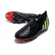 adidas Predator Edge+ FG Soccer Cleats Black Green