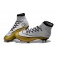 White Gold CR7 Nike Mercurial Superfly 4 FG Soccer Boot