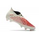 New adidas Predator Edge.1 FG Showdown - Off White Vivid Red Gold Metallic