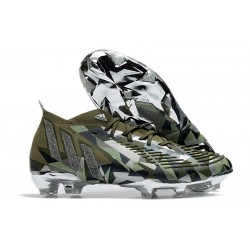 New adidas Predator Edge.1 FG Swarovski - Focus Olive Silver Metallic Magic Lime