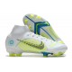 Nike Mercurial Superfly VIII Elite FG Cleats White Blue Yellow