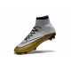 White Gold CR7 Nike Mercurial Superfly 4 FG Soccer Boot