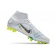 Nike Mercurial Superfly 8 Elite AG Cleats Grey Blackened Blue