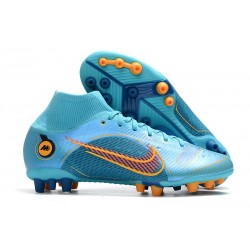 Nike Mercurial Superfly 8 Elite AG Blueprint - Chlorine Blue Laser Orange Marina