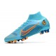 Nike Mercurial Superfly 8 Elite AG Blueprint - Chlorine Blue Laser Orange Marina