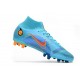 Nike Mercurial Superfly 8 Elite AG Blueprint - Chlorine Blue Laser Orange Marina