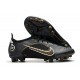 Nike Mercurial Vapor XIV Elite AG-Pro Shadow - Black Metallic Gold Metallic Silver