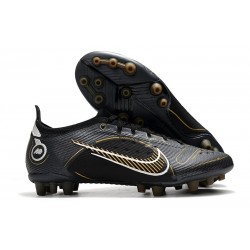 Nike Mercurial Vapor XIV Elite AG-Pro Shadow - Black Metallic Gold Metallic Silver