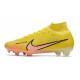 Nike Zoom Mercurial Superfly 9 Elite FG Yellow Strike Sunse Glow Doll