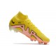 Nike Zoom Mercurial Superfly 9 Elite FG Yellow Strike Sunse Glow Doll