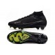 Nike Zoom Mercurial Superfly 9 Elite FG Cleats Black Dk Smoke Grey Summit White Volt