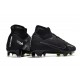 Nike Zoom Mercurial Superfly 9 Elite FG Cleats Black Dk Smoke Grey Summit White Volt