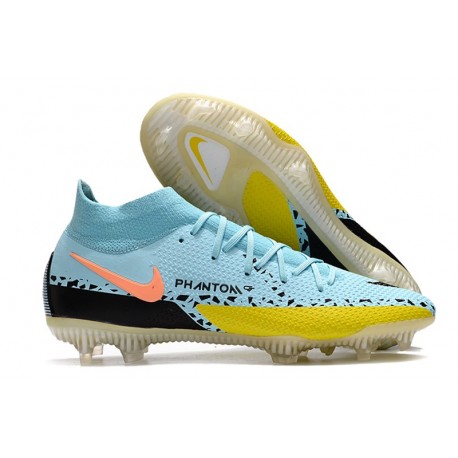 Nike Phantom GT II Elite DF FG Glacier Ice Black Yellow Strike