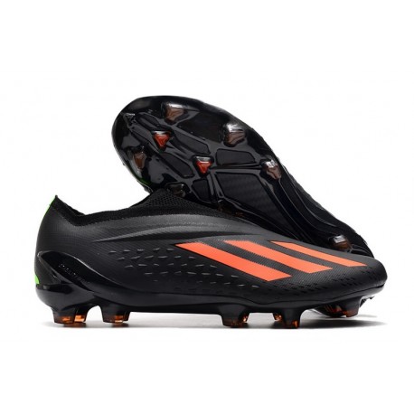 adidas X Speedportal+ FG Shadowportal - Core Black Solar Red Green