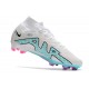 Nike Zoom Mercurial Superfly 9 Elite FG Cleats White Blue