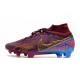 Nike Zoom Mercurial Superfly 9 Elite FG KM Dark Beetroot Mtlc Vivid Gold